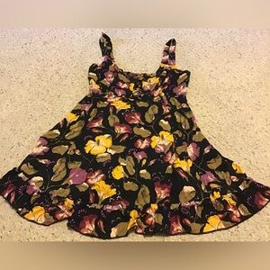 INTIMATELY FREE PEOPLE SZ S RUFFLE HEM TUNIC TOP EUC VERY CUTE